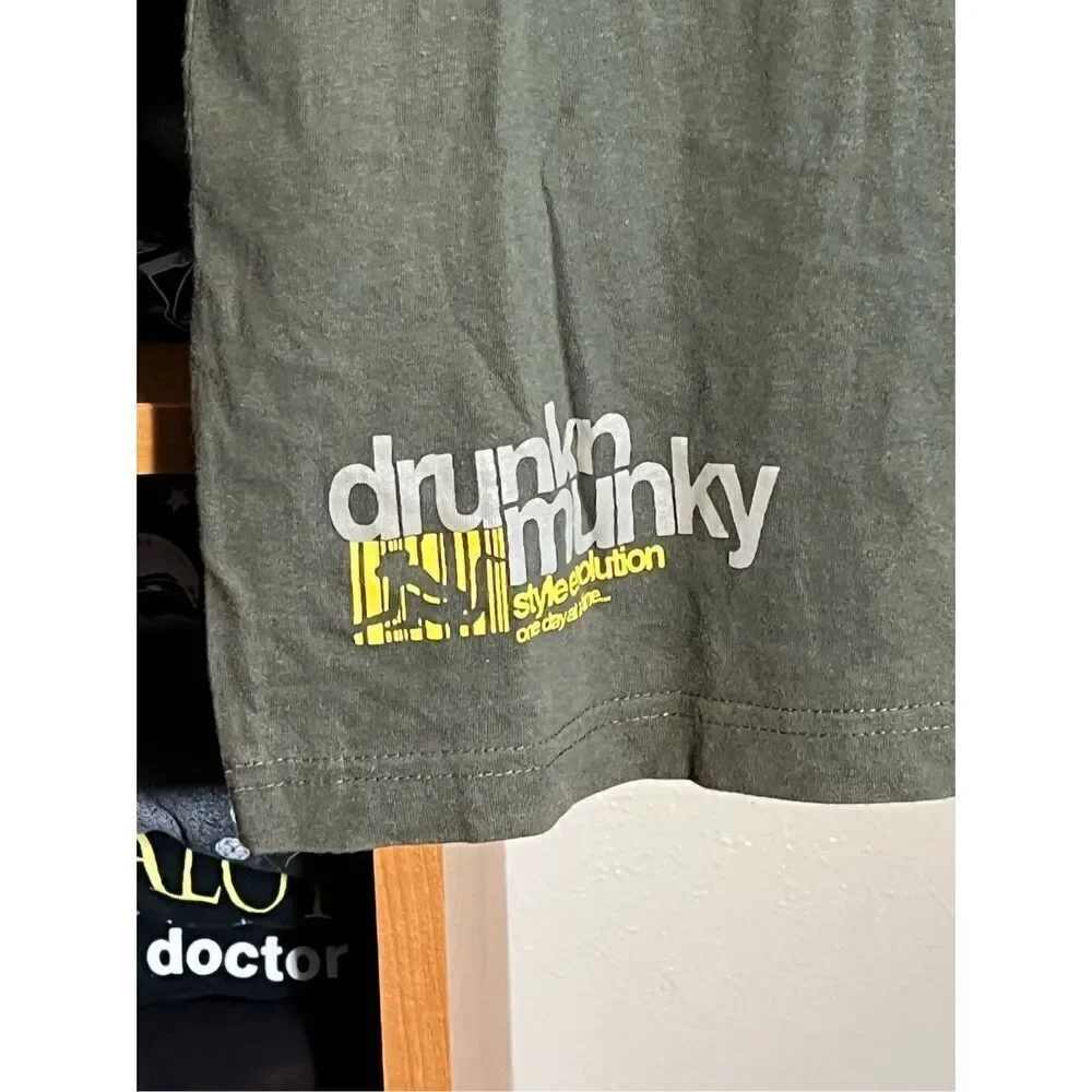 Vintage Y2K Drunkn Munky Tee